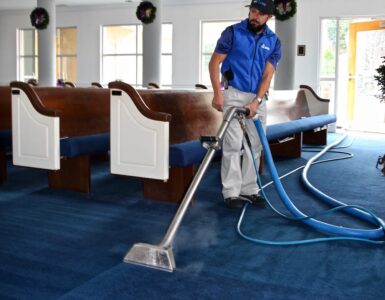 Cleaning The Carpet